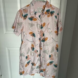 Rachel Zoe Linen dress with Floral Accents